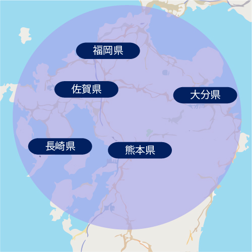 九州エリア地図